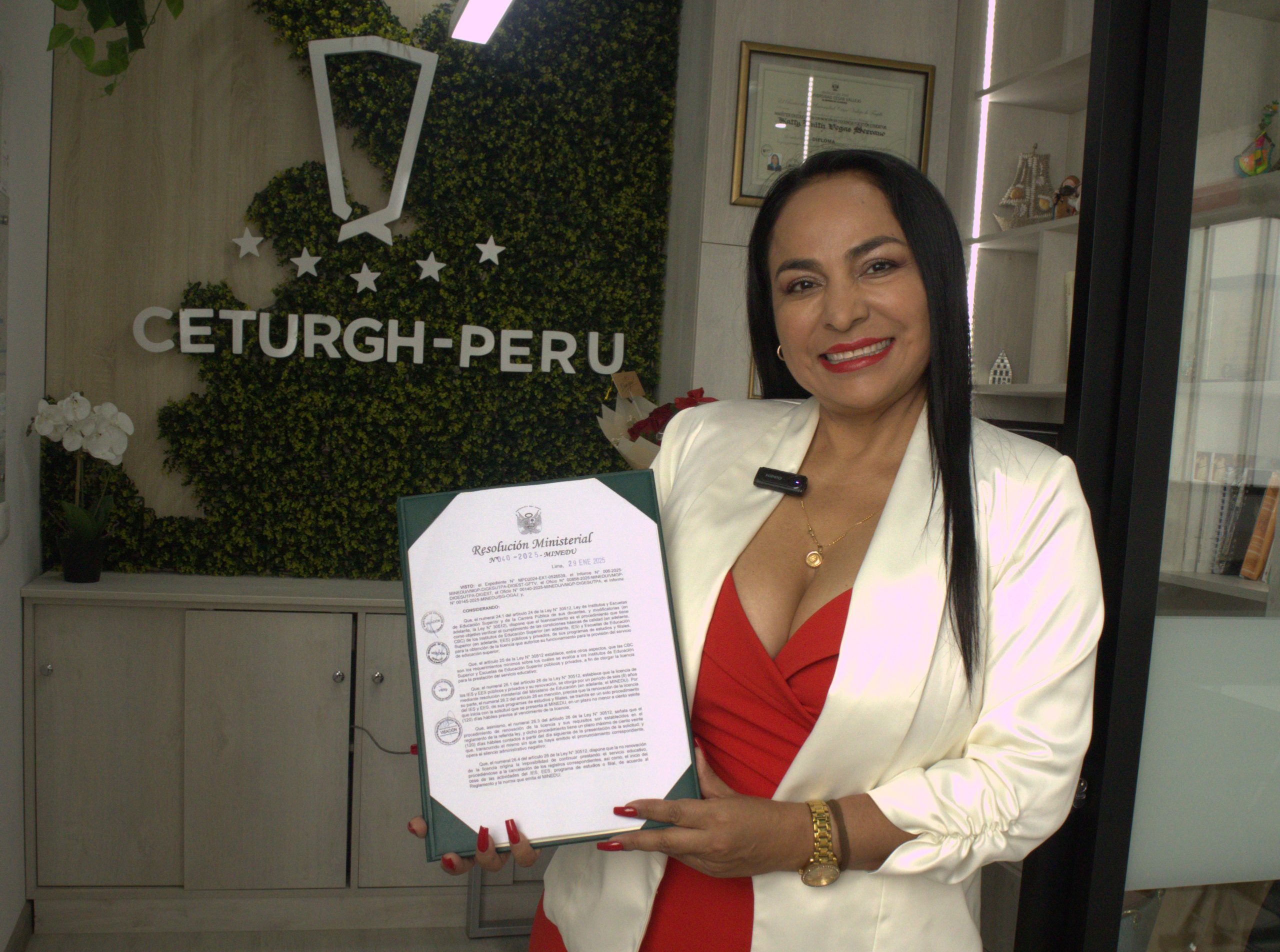 Minedu renueva licenciamiento a Ceturgh Perú como Instituto de Educación Gastronómica