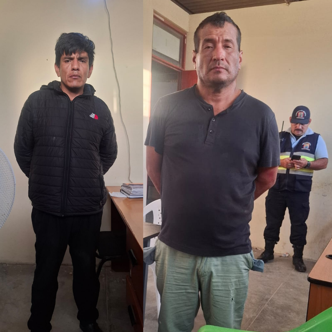 Juzgado de flagrancia sentencia a dos sujetos a pena de cárcel efectiva por robo agravado