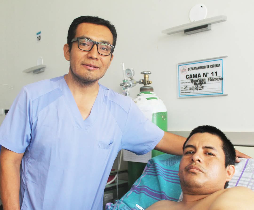 Especialistas del Hospital de Sullana salvan la vida de hombre con daños en el pulmón