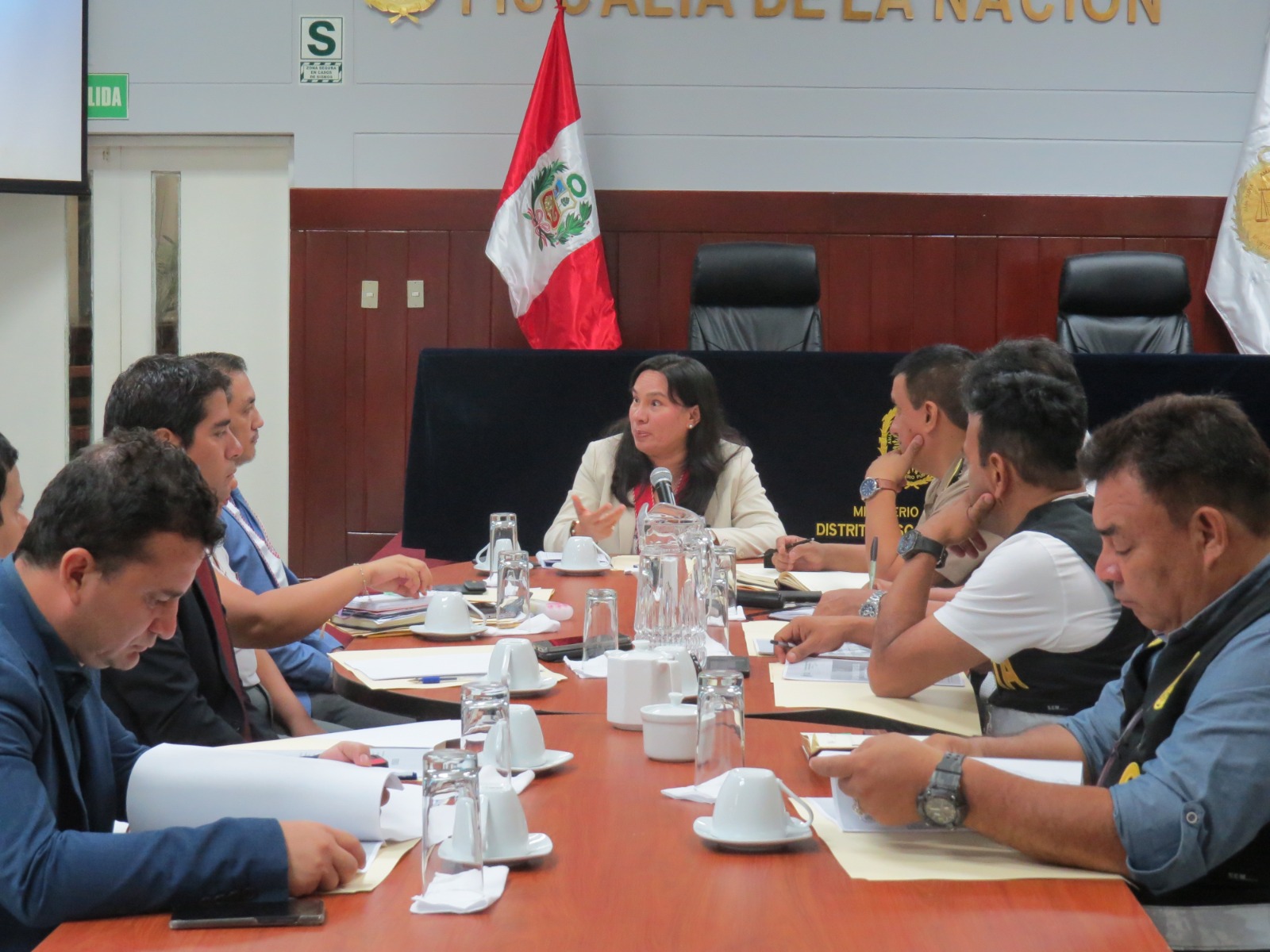 El Ministerio Público y la Policía coordinan estrategias para combatir extorsiones en Piura