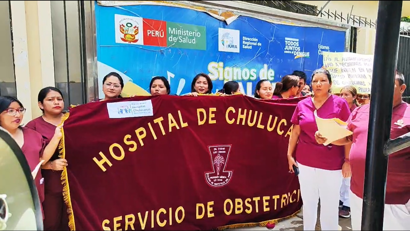 Obstetras del hospital de Chulucanas exigen se suspenda la reducción de camas hospitalarias