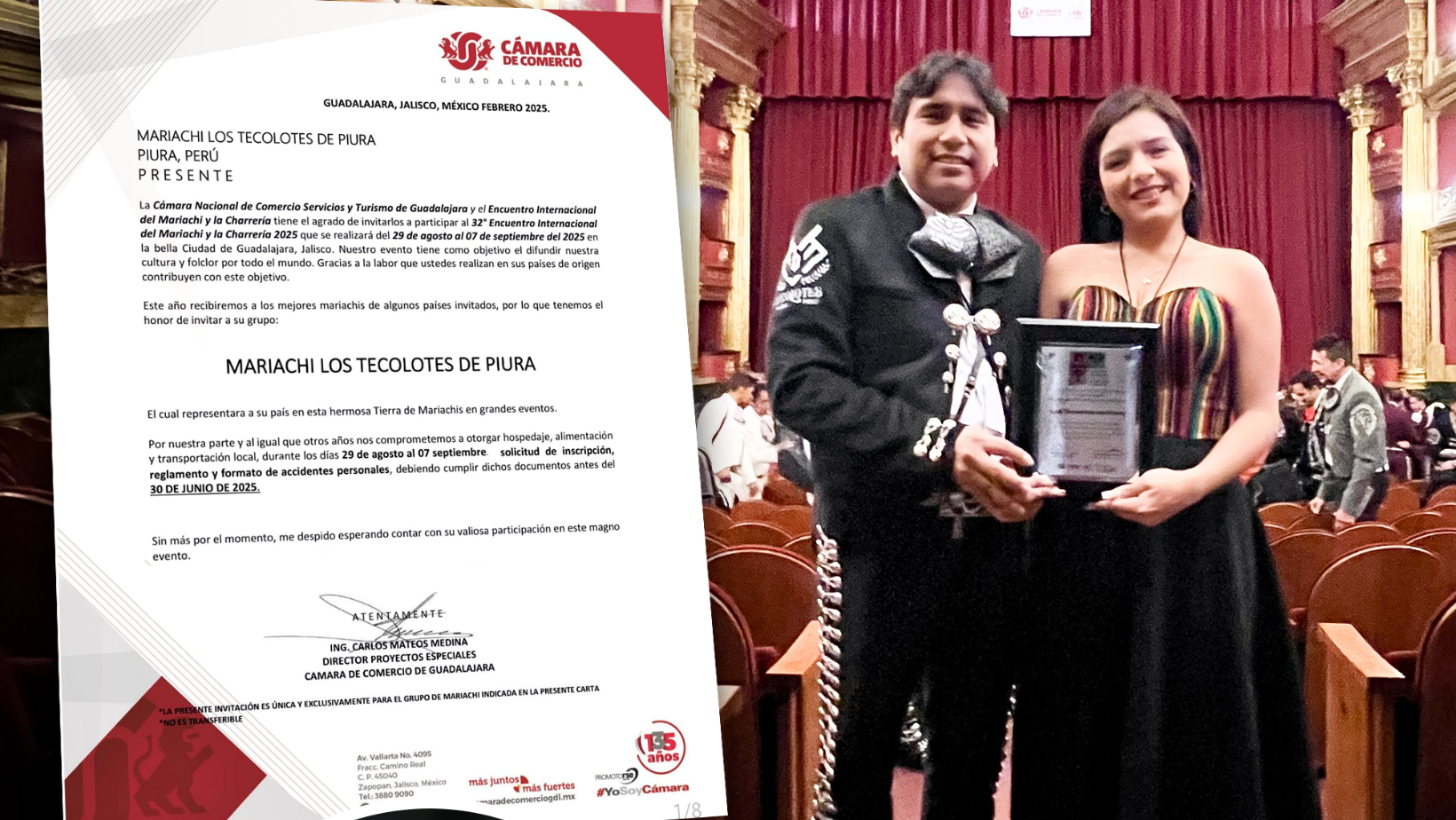 Mariachi Los Tecolotes de Piura representará al Perú en evento internacional en México
