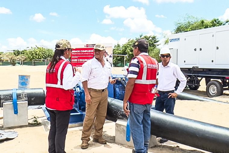 Peritaje en los SARE de Piura detectó fallas y el MVCS realiza trabajos para evitar daños a la población