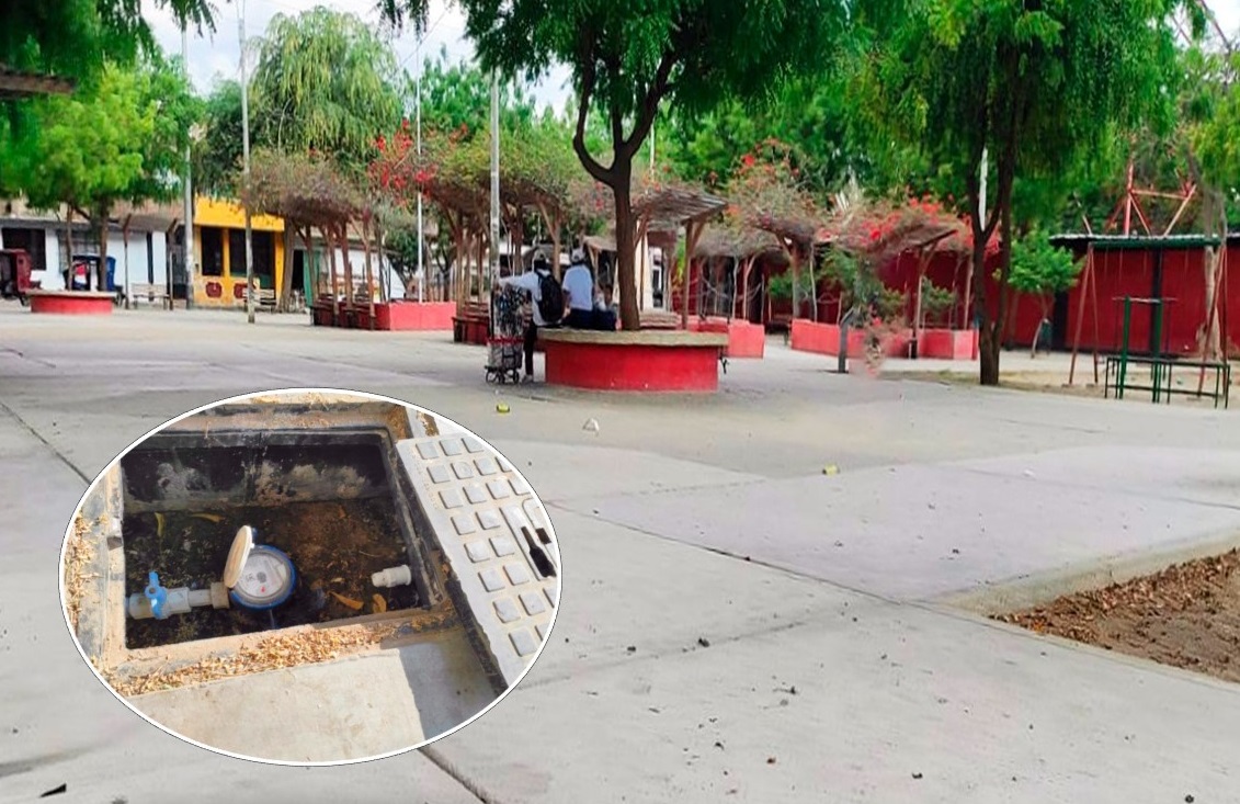 Por falta de pago la EPS Grau corta el servicio de agua en varios parques de la ciudad de Piura
