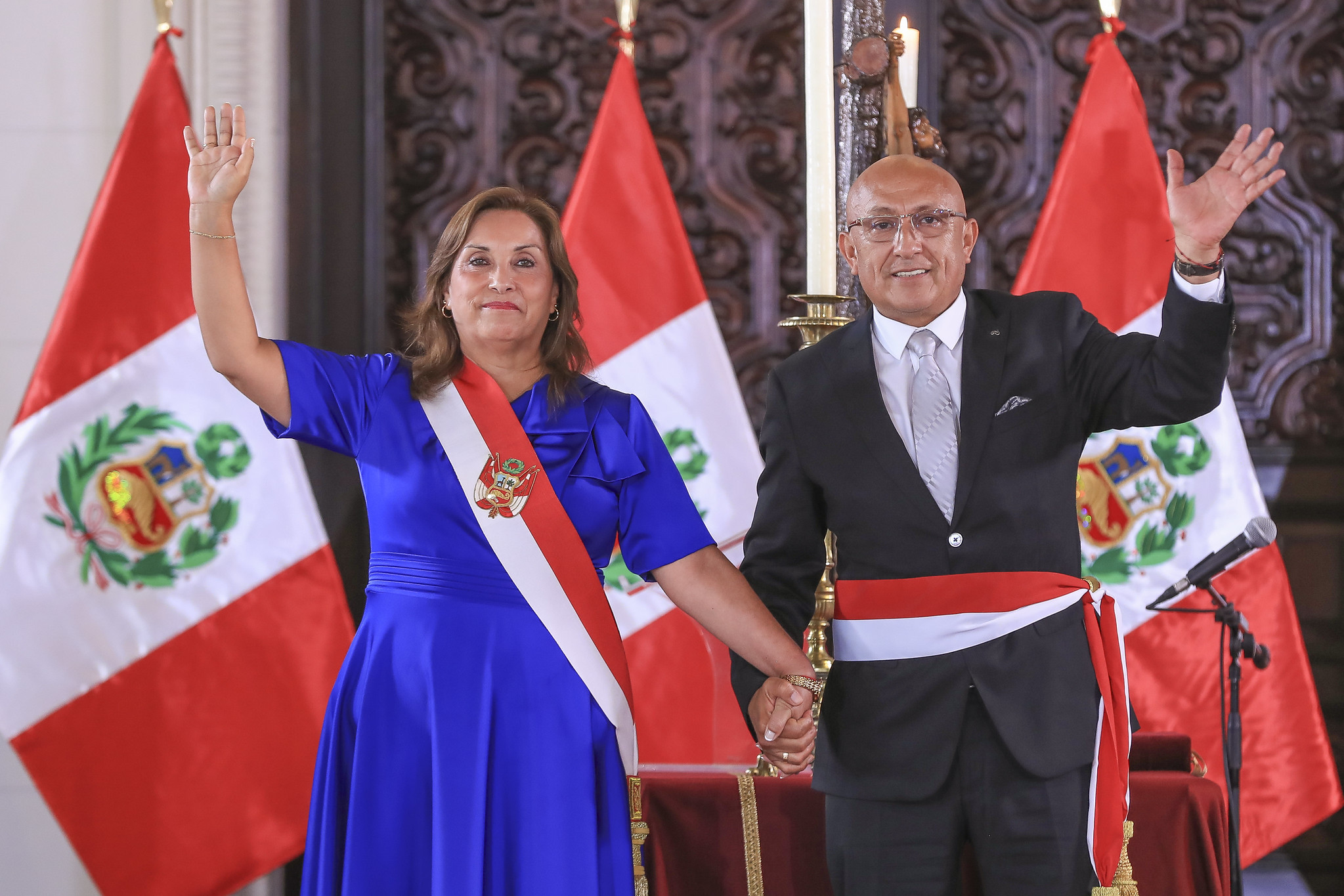 Julio Diaz Zulueta jura como nuevo ministro del Interior en reemplazo de Juan Santiváñez