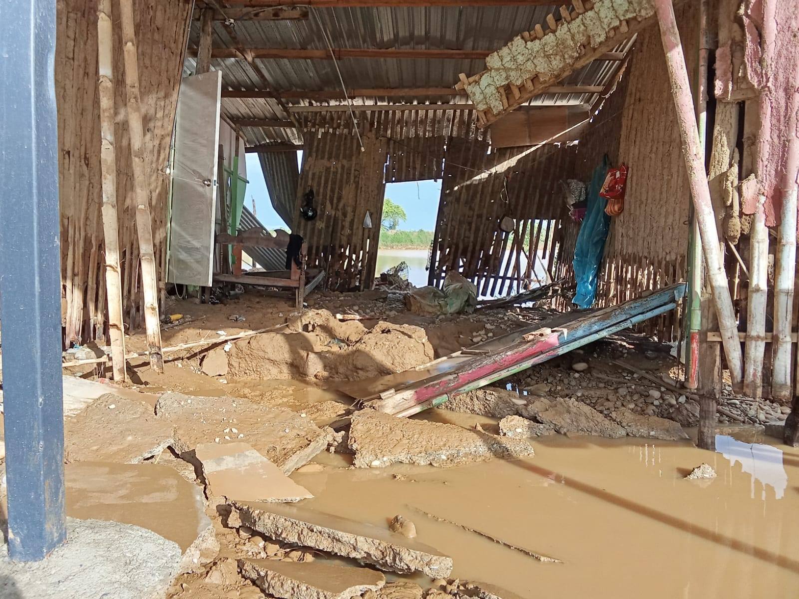 Tumbes: Indeci reporta 82 viviendas destruidas y miles afectadas por desbordes