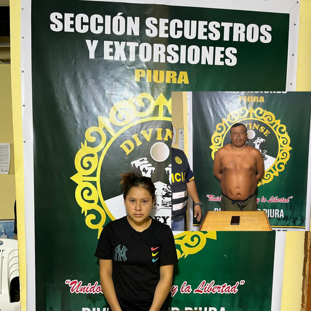 Prisión preventiva para presuntos extorsionadores vinculados a red criminal en Piura