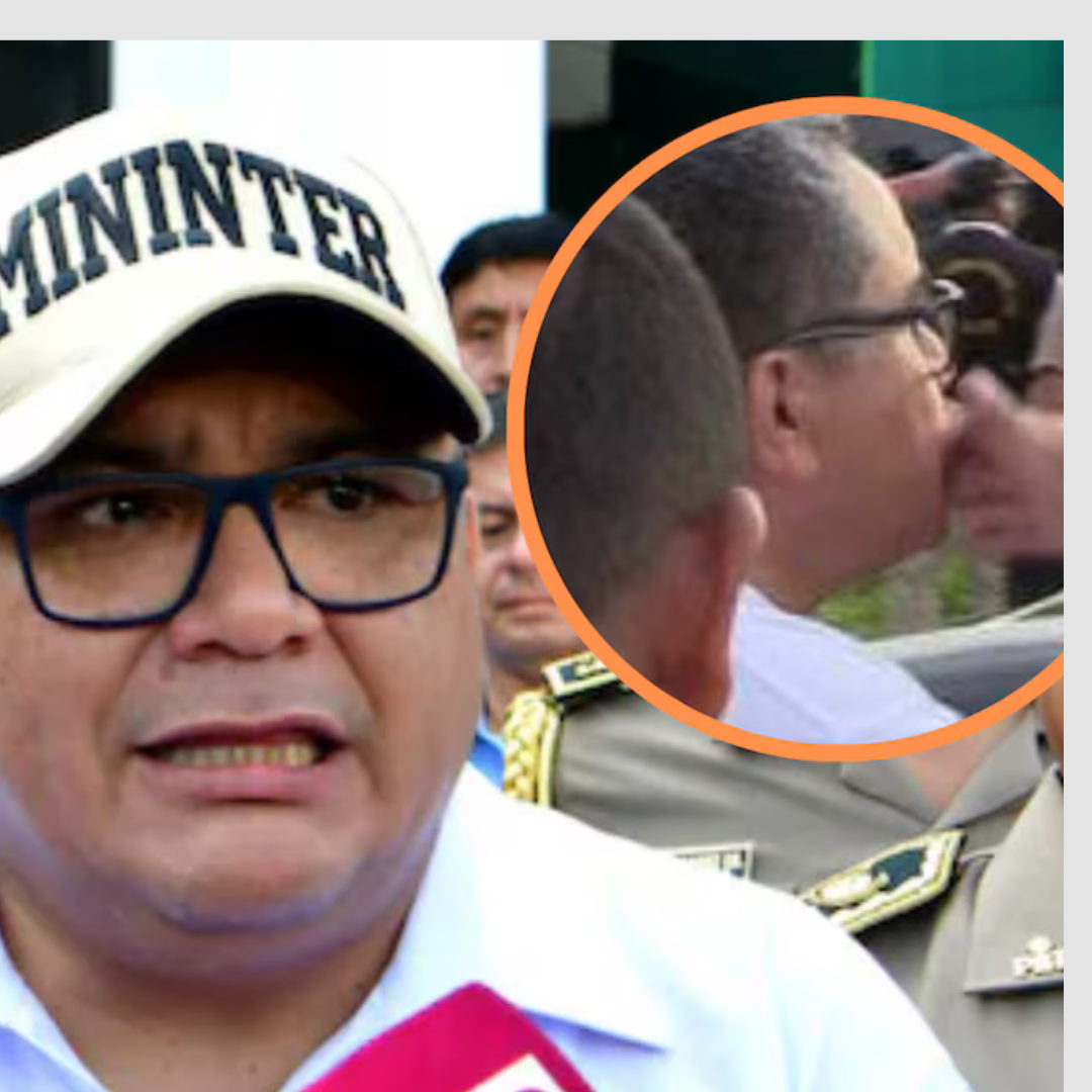 Ministro Santiváñez responde con gesto burlesco ante protestas por inseguridad ciudadana