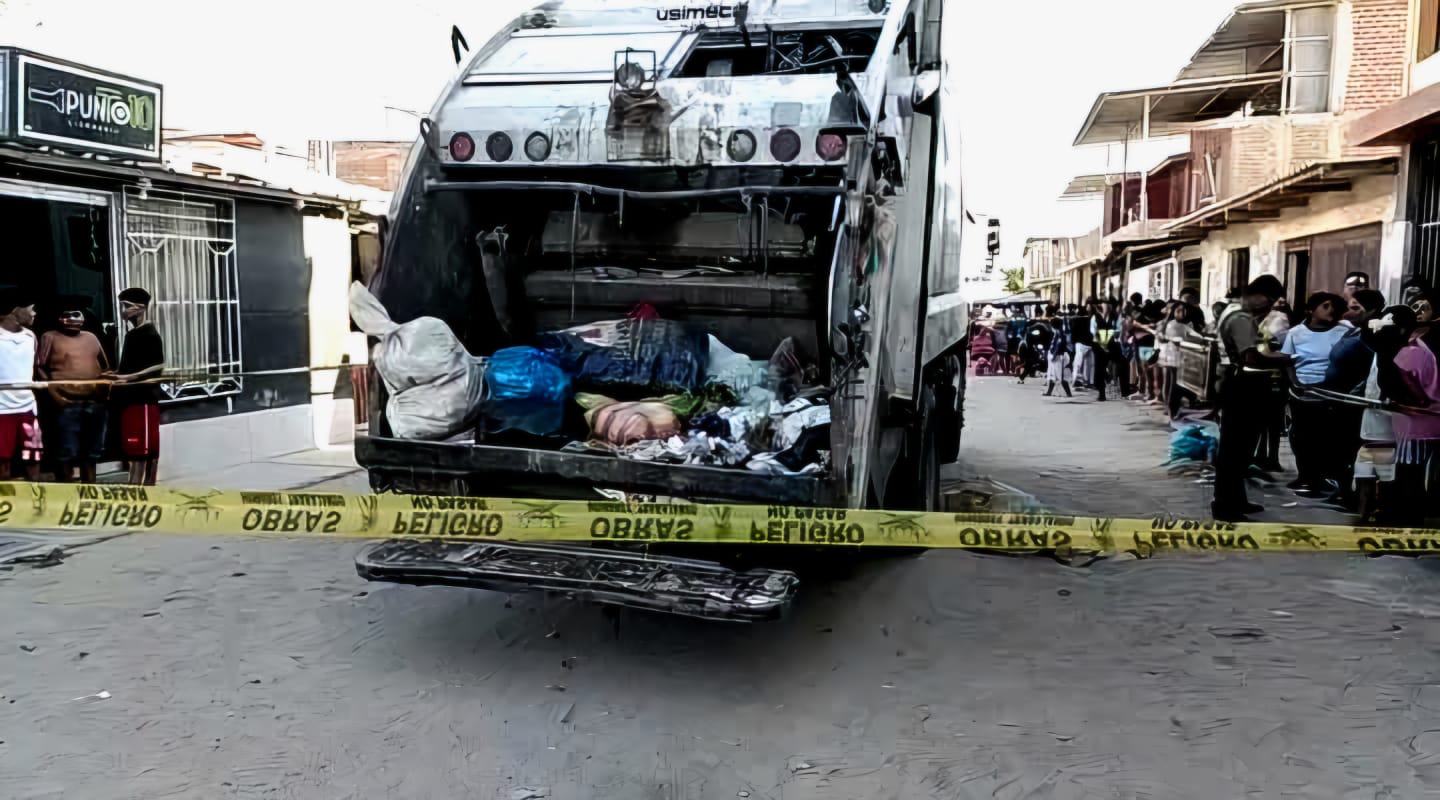 Trágico accidente en Piura: Fallece hombre de 64 años tras ser atropellado por camión recolector