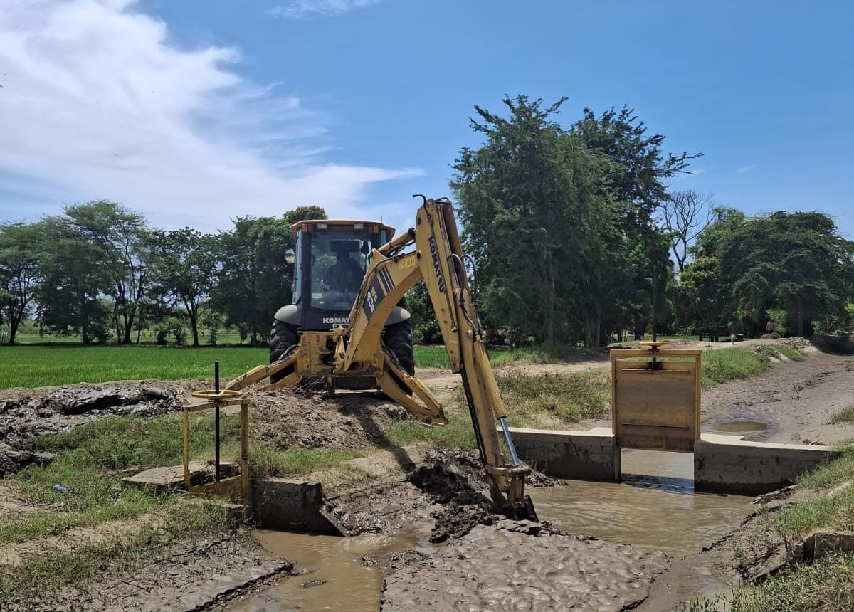 Las lluvias arrastran sedimento a los canales y obstruyen el riego de cultivos