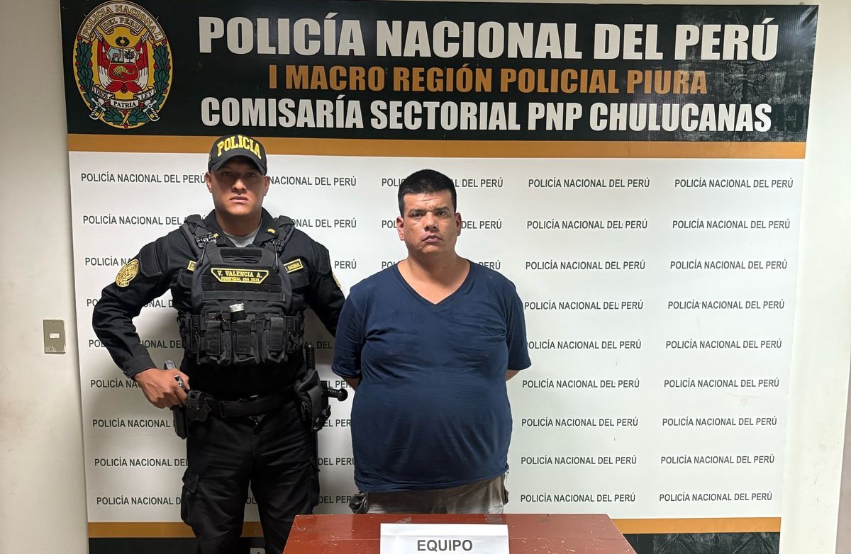 Chulucanas: en operativo “Amanecer seguro” se logró la detención de ladrón de equipos celulares