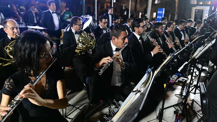 Orquesta Sinfónica de Piura hizo vibrar la plaza de Armas