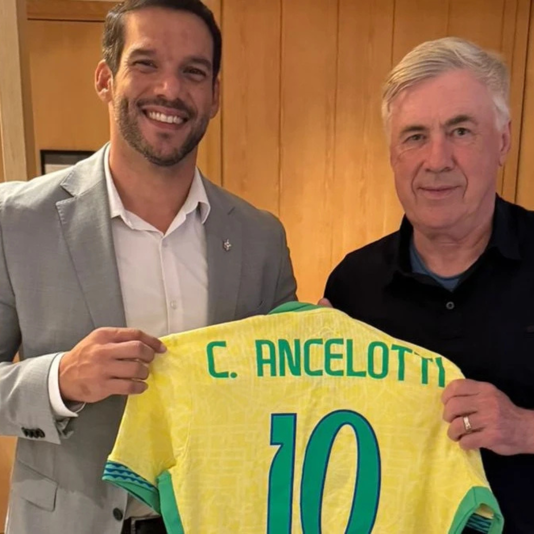 Carlo Ancelotti inicia su era como nuevo técnico de la ‘Canarinha’