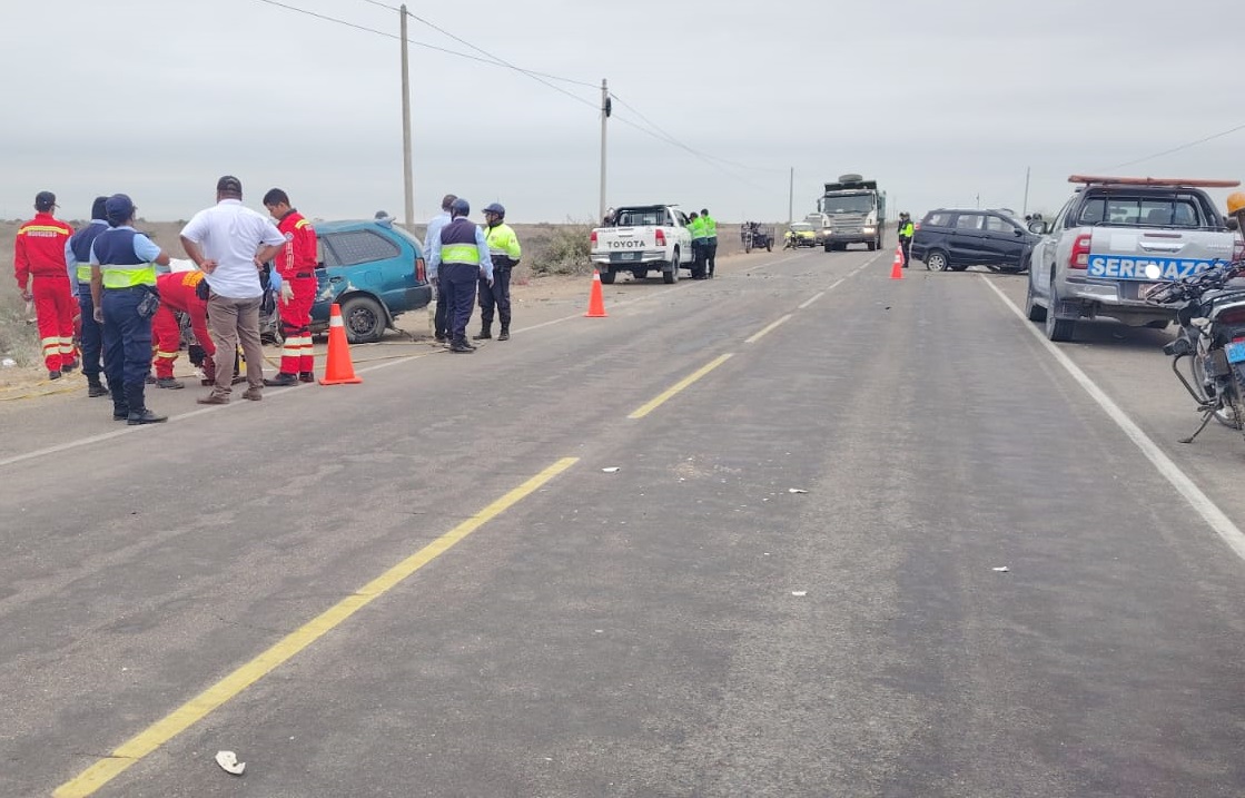 Ministerio Público investiga accidente en la vía Sullana – Paita que dejó tres fallecidos