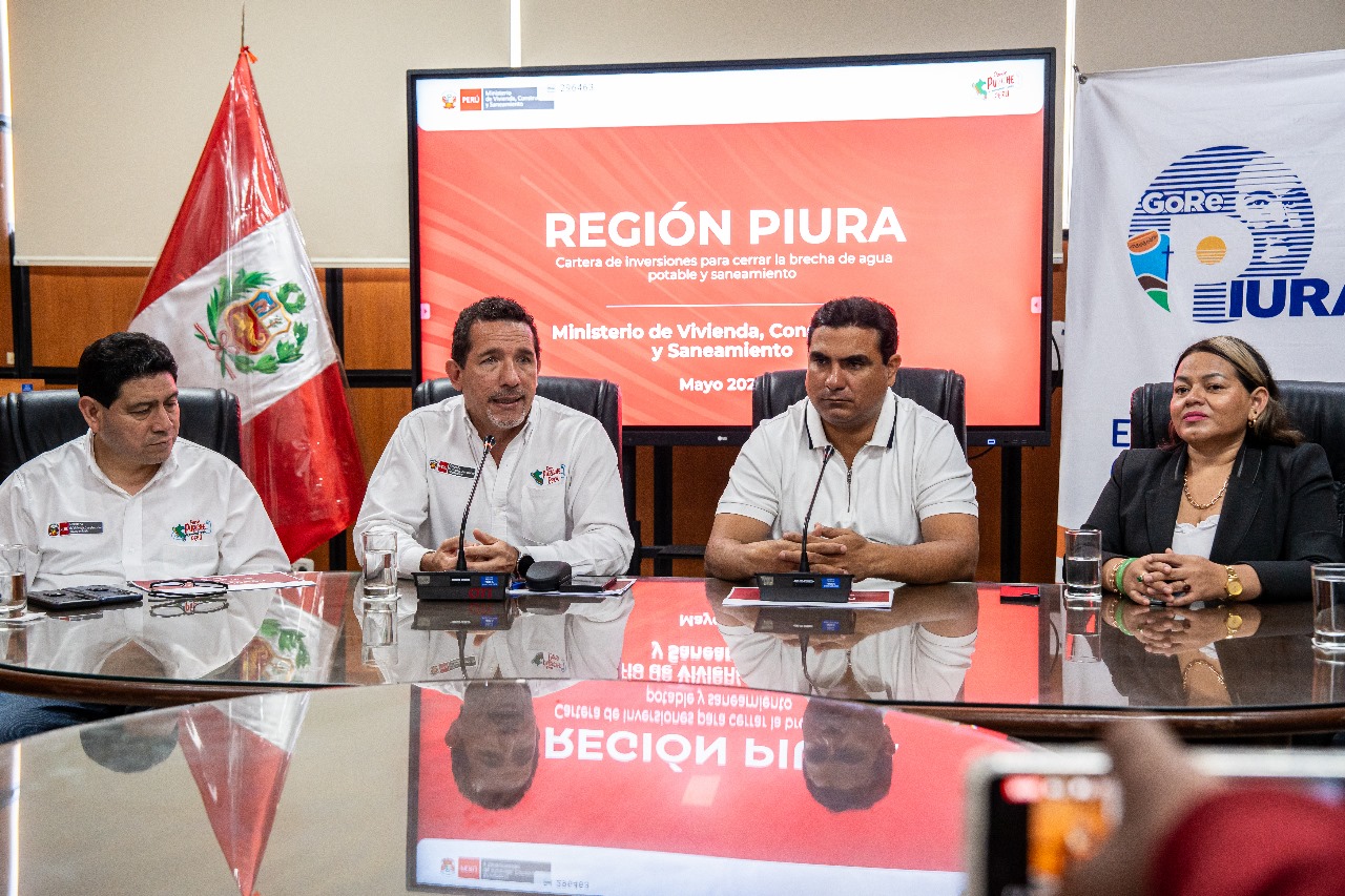 La próxima semana firman el contrato de la obra que beneficiará a 105 asentamientos humanos