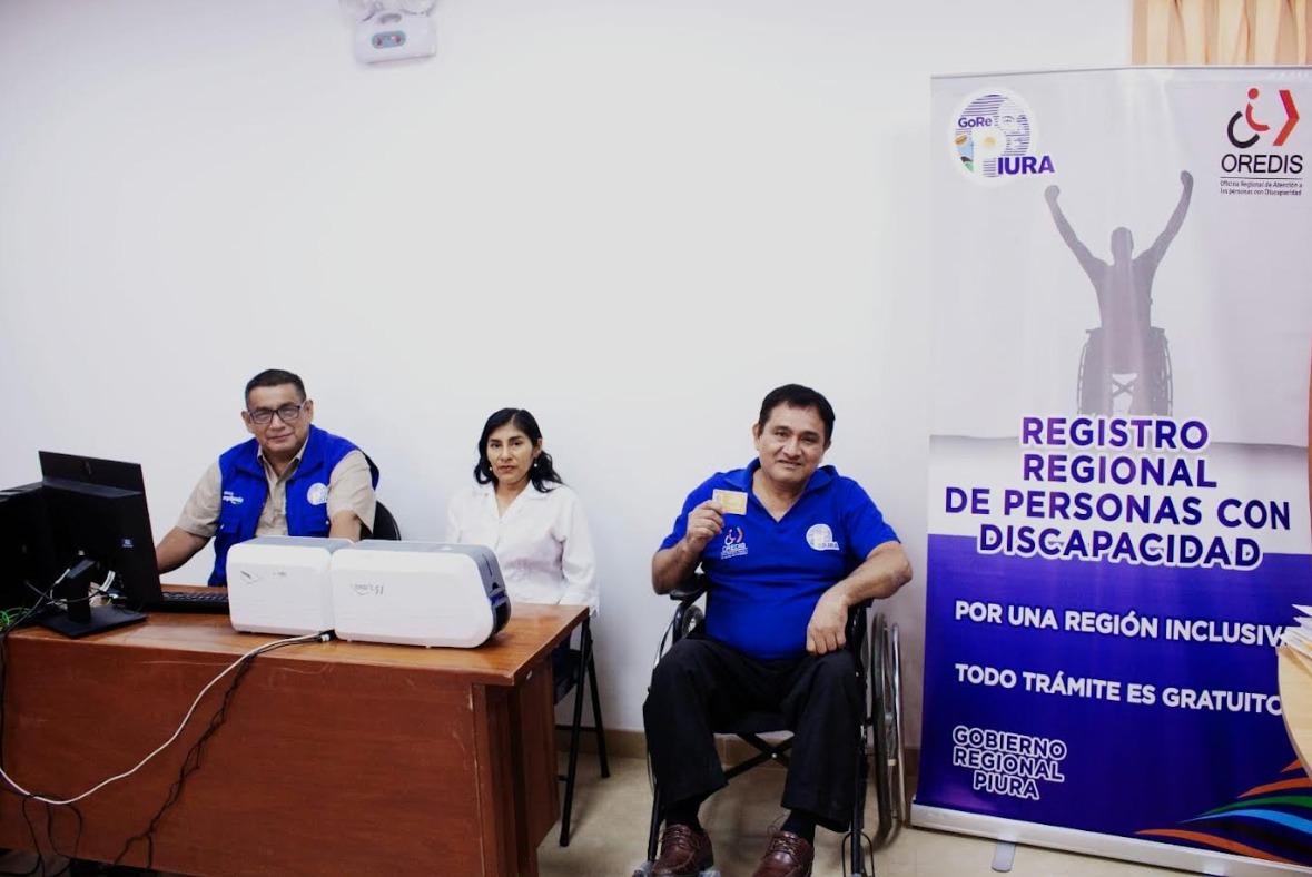 Instalan una oficina en Piura para el registro de las personas con discapacidad