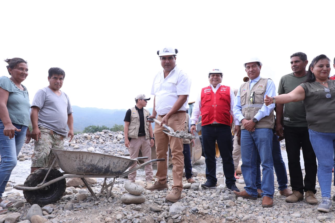 GORE y ANIN inician obra para proteger El Faique de desbordes del río Piura