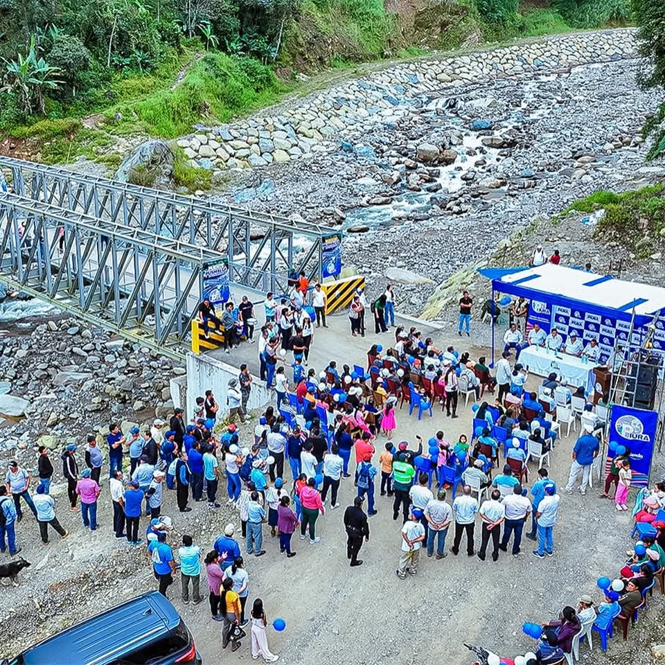 Puente Pusmalca evitará aislamiento de pobladores de Lalaquiz y San Juan de Bigote