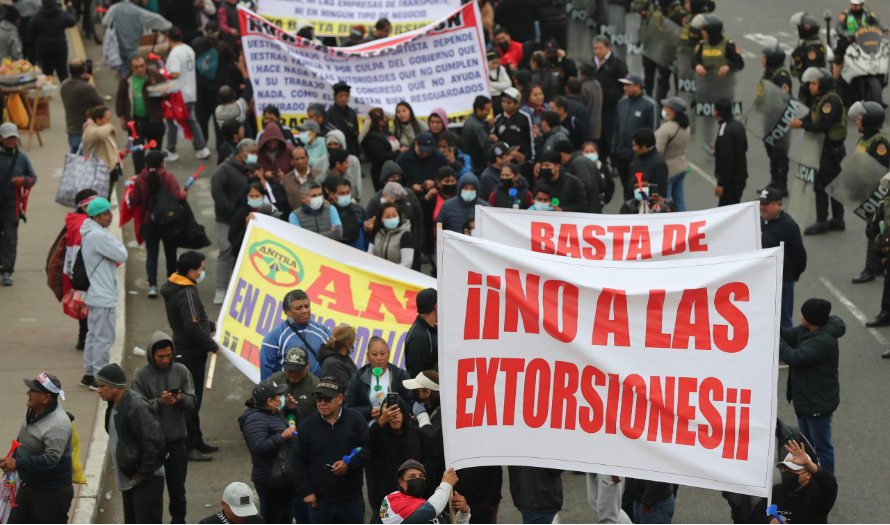 Cada 19 minutos hay una denuncia de extorsión en el Perú