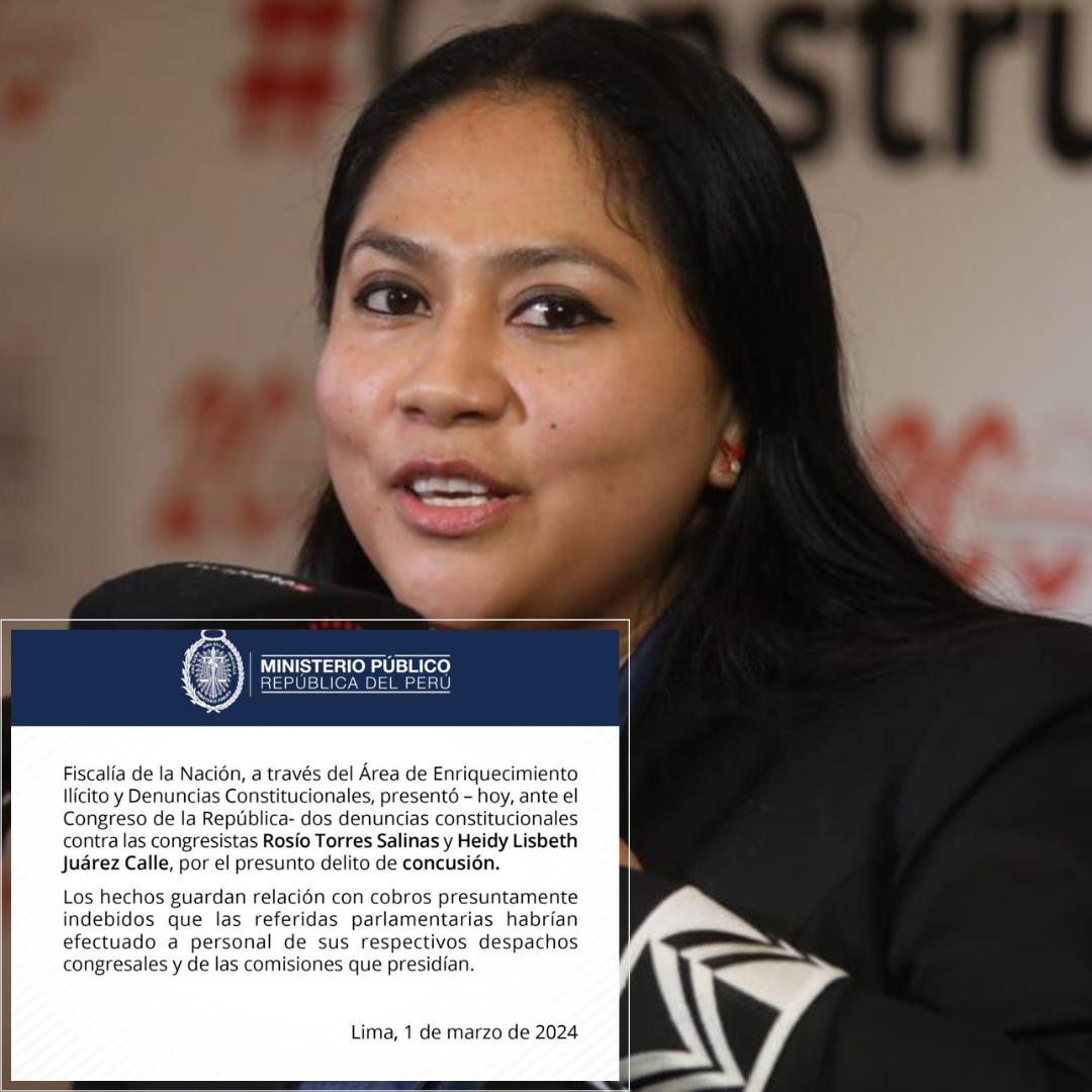 Congresista piurana investigada por la Fiscalía pide viajar con Boluarte a conferencia en Francia