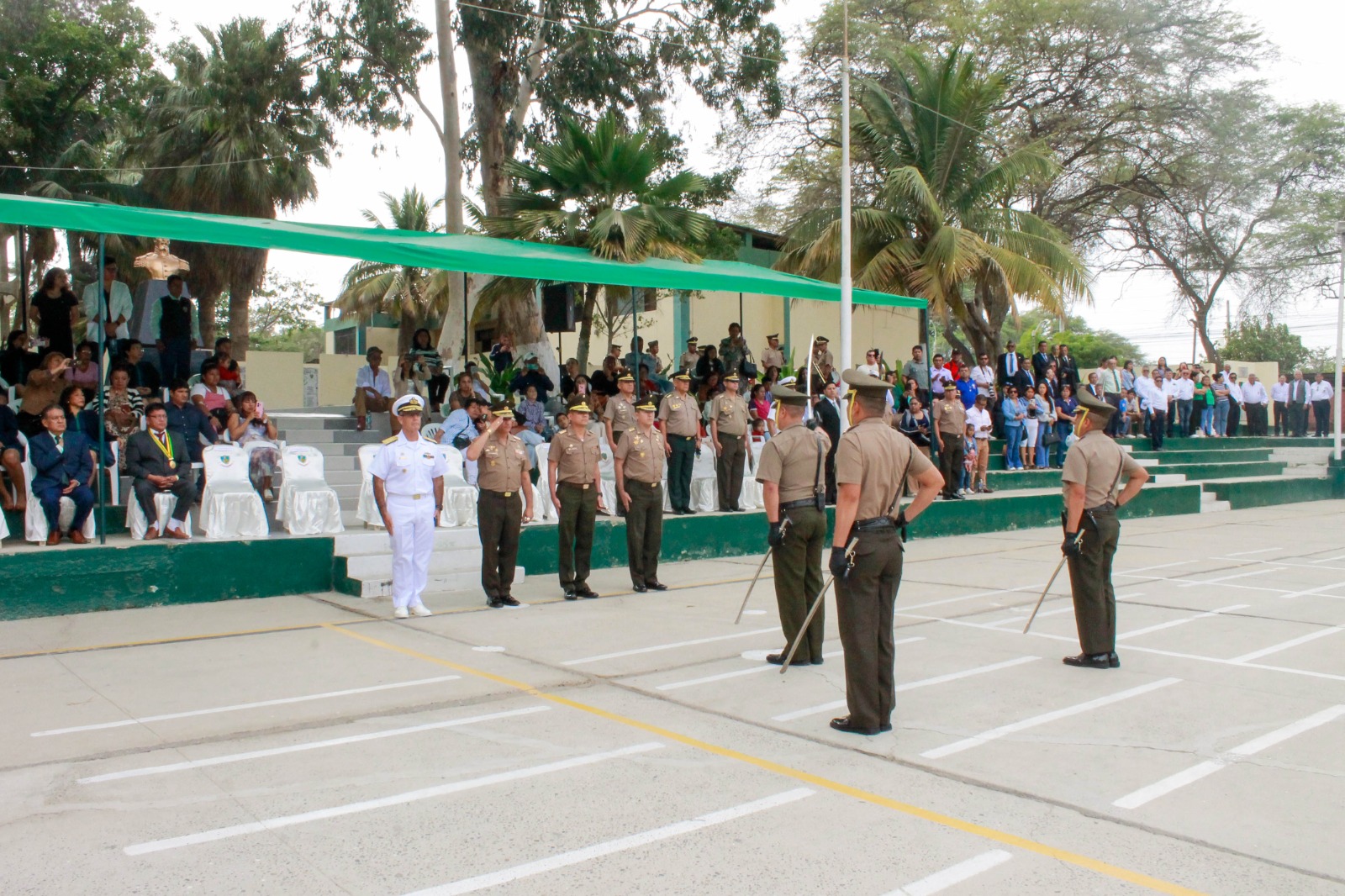 Con desfile y homenajes: Colegio Militar Pedro Ruiz Gallo conmemora su 47.° aniversario