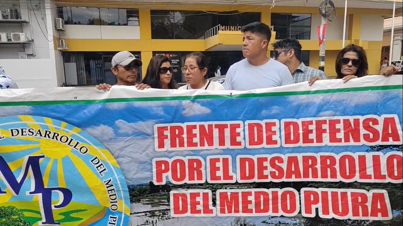 Pobladores del Medio Piura exigen el saneamiento de sus predios para acceder al agua y alcantarillado