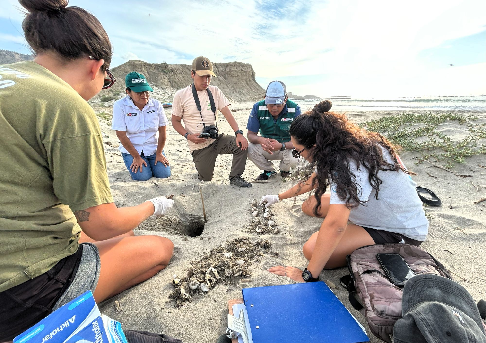 Piura: proponen mapa de hábitats críticos para proteger tortugas Socializacion-de-mapa-de-habitats-criticos-de-tortugas-marinas
