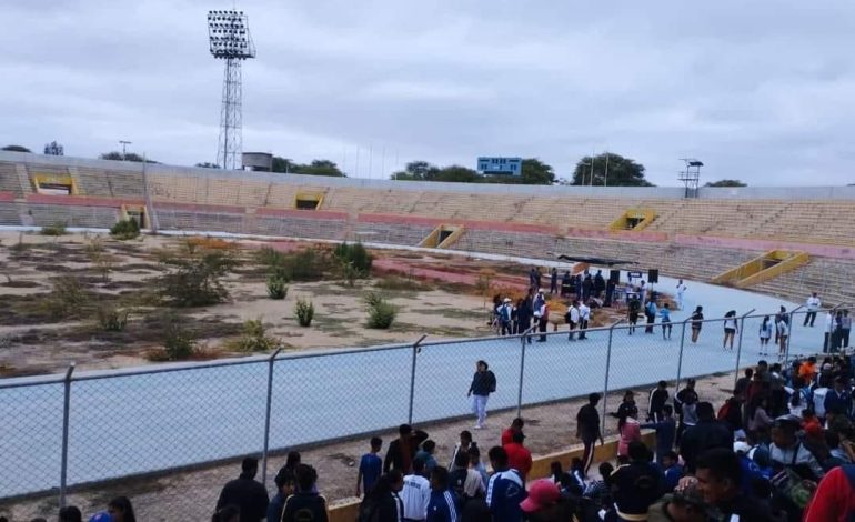 El atletismo escolar se desarrollará en la pista del estadio Miguel Grau