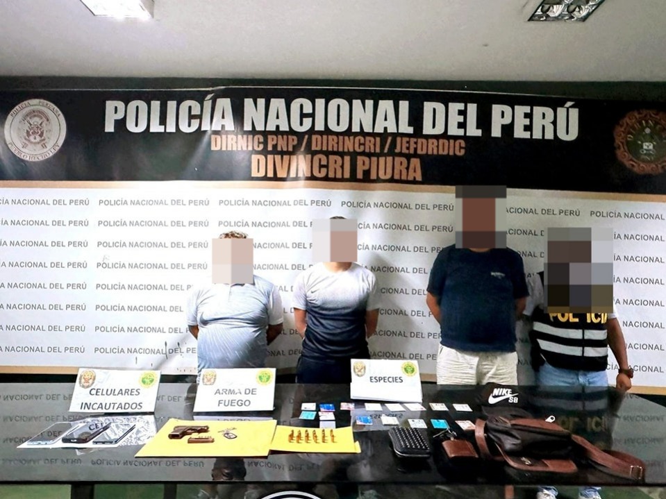 Capturan a presuntos “Raqueteros del Norte” tras robo de 70 mil soles