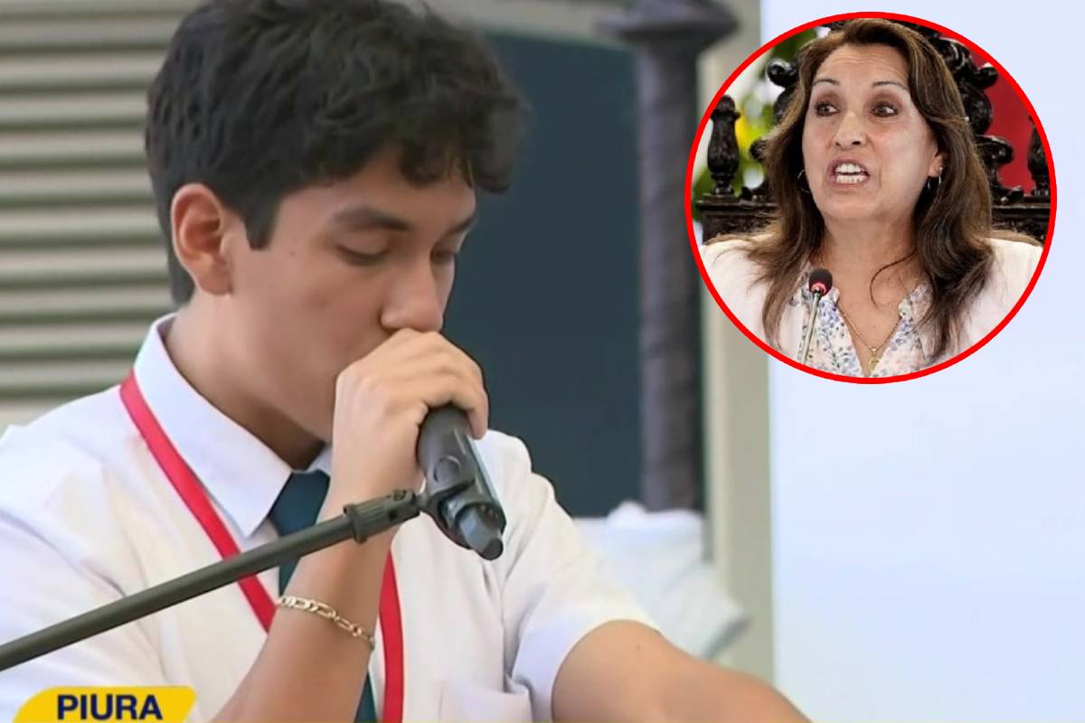 Escolar talareño reemplaza discurso de ANIN y pide acciones concretas al Gobierno
