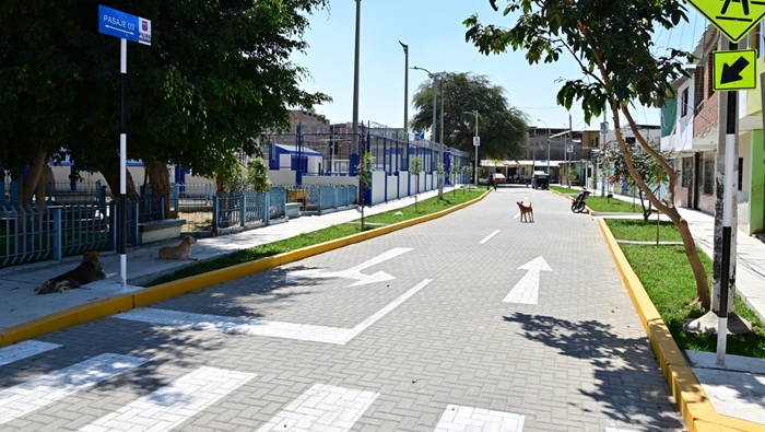 Piura: concluyen obras de pistas, veredas y áreas verdes en A.H. Víctor Raúl
