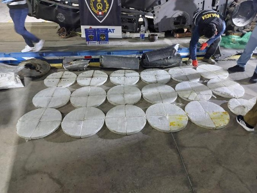 Frustran envío a Chile de más de 160 kilogramos de cocaína