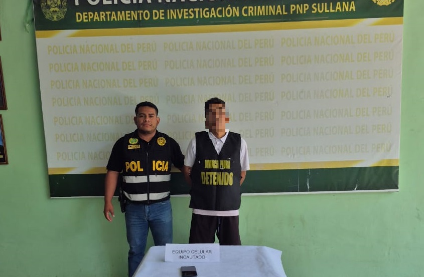Intervienen al presunto extorsionador de una artista sullanera