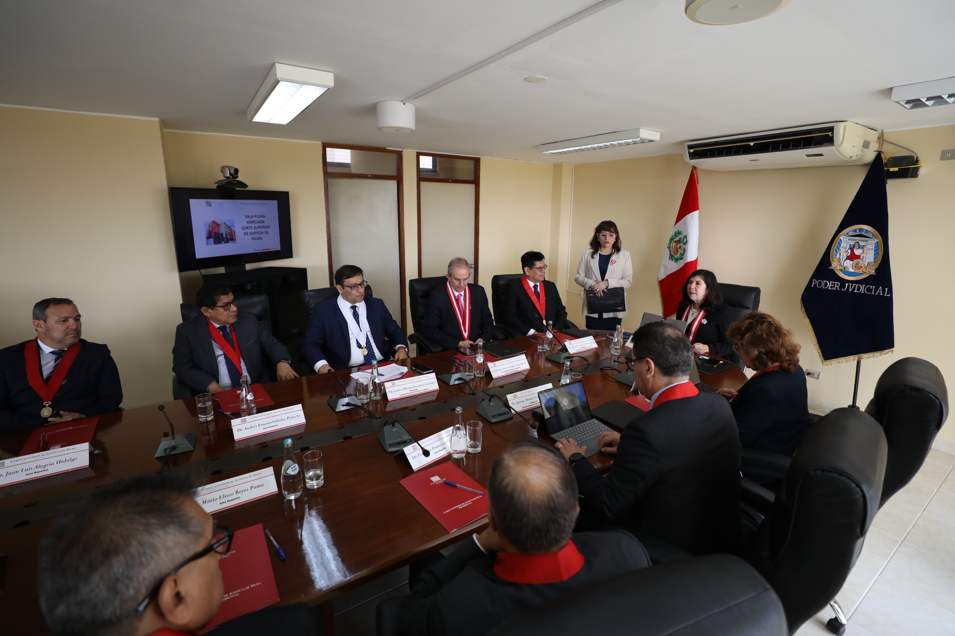 Presidenta del Poder Judicial encabeza sesiones descentralizadas en Piura