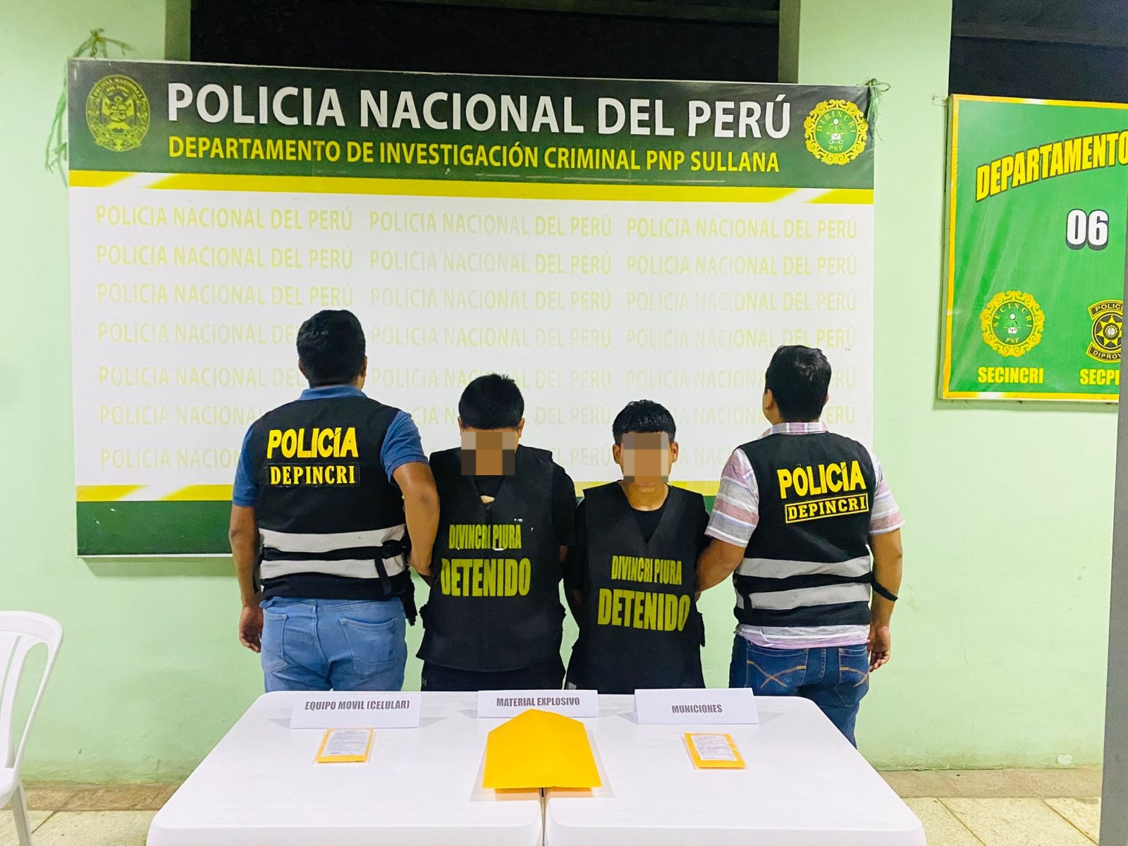 Retienen a dos adolescentes que portaban explosivos y balas