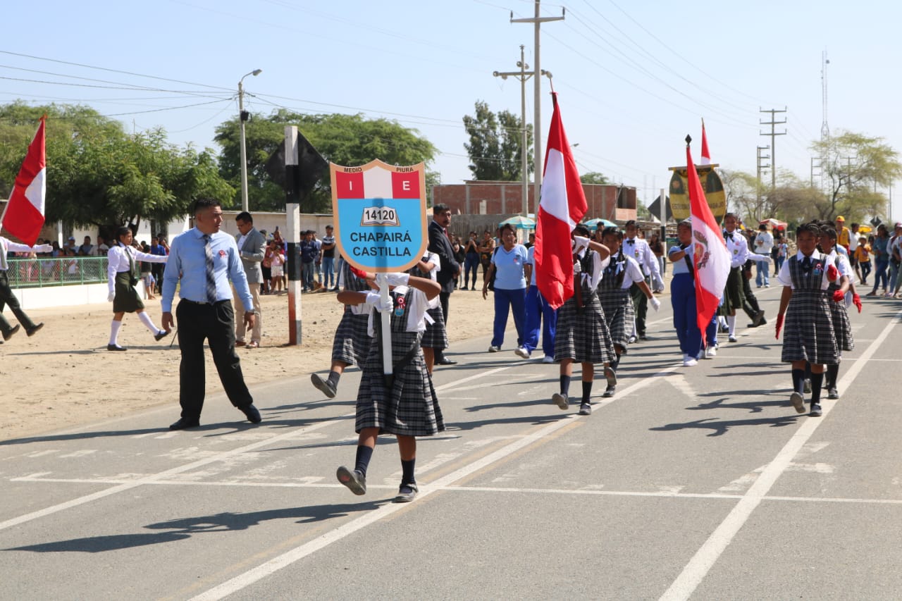 Piura: Castilla organiza desfiles escolares por Fiestas Patrias