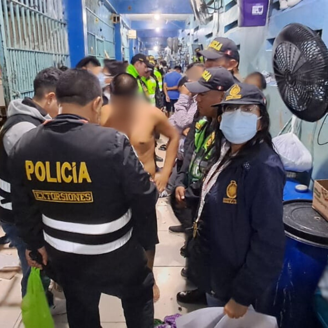 Allanan celdas en penal de Piura por banda criminal y extorsión