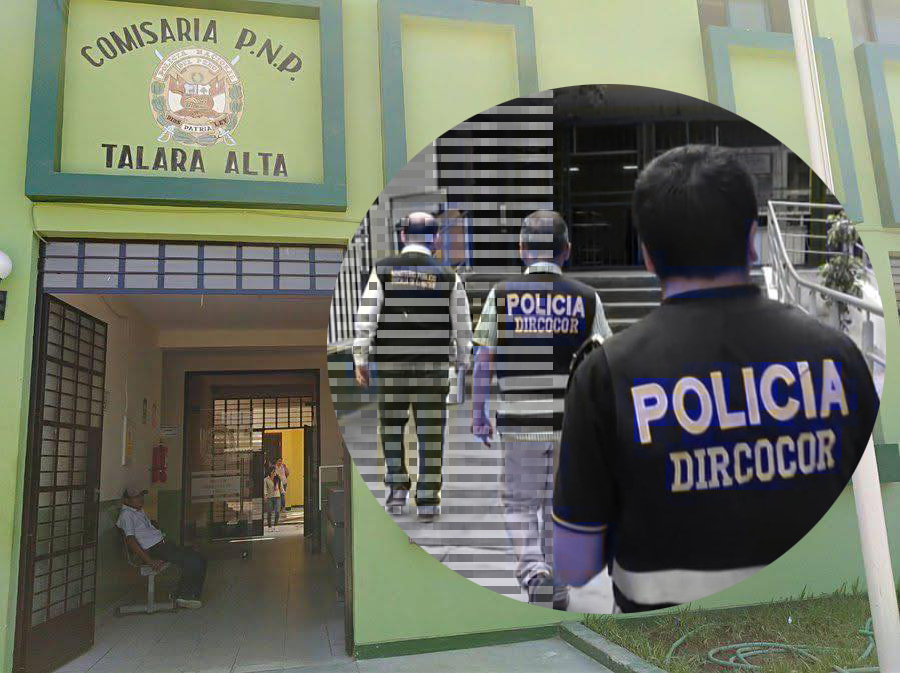 Investigan a tres policías de Talara Alta por presunta coima