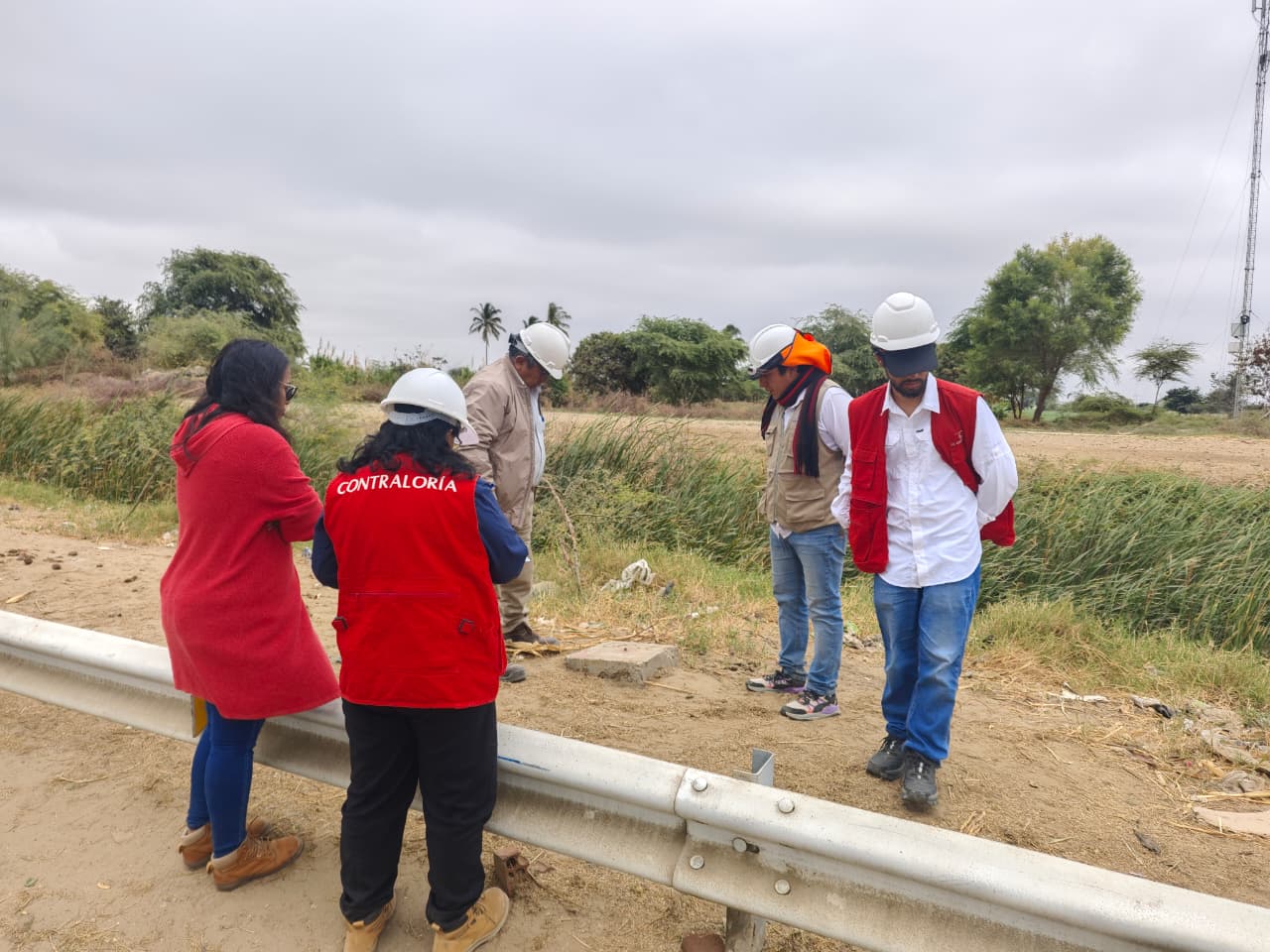 Contraloría detecta deterioro en obra de camino vecinal en Catacaos