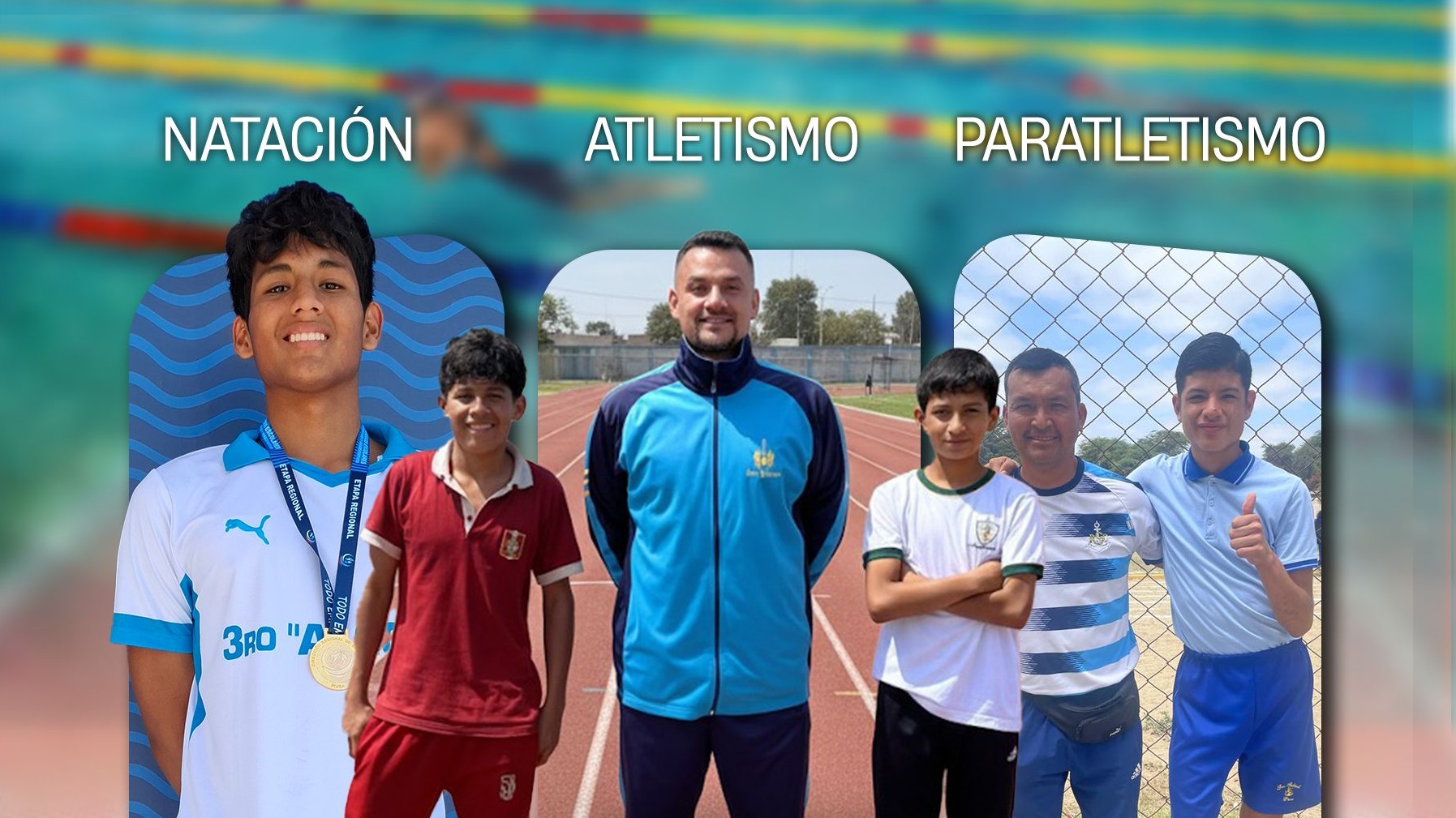Piura: Estos son los clasificados a la final de natación, atletismo y paratletismo