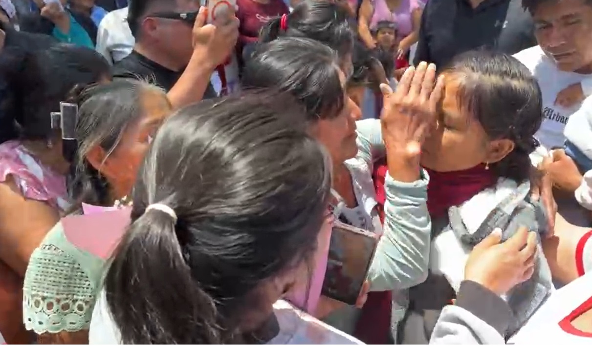 Joven madre del Bajo Piura ya se encuentra con su familia
