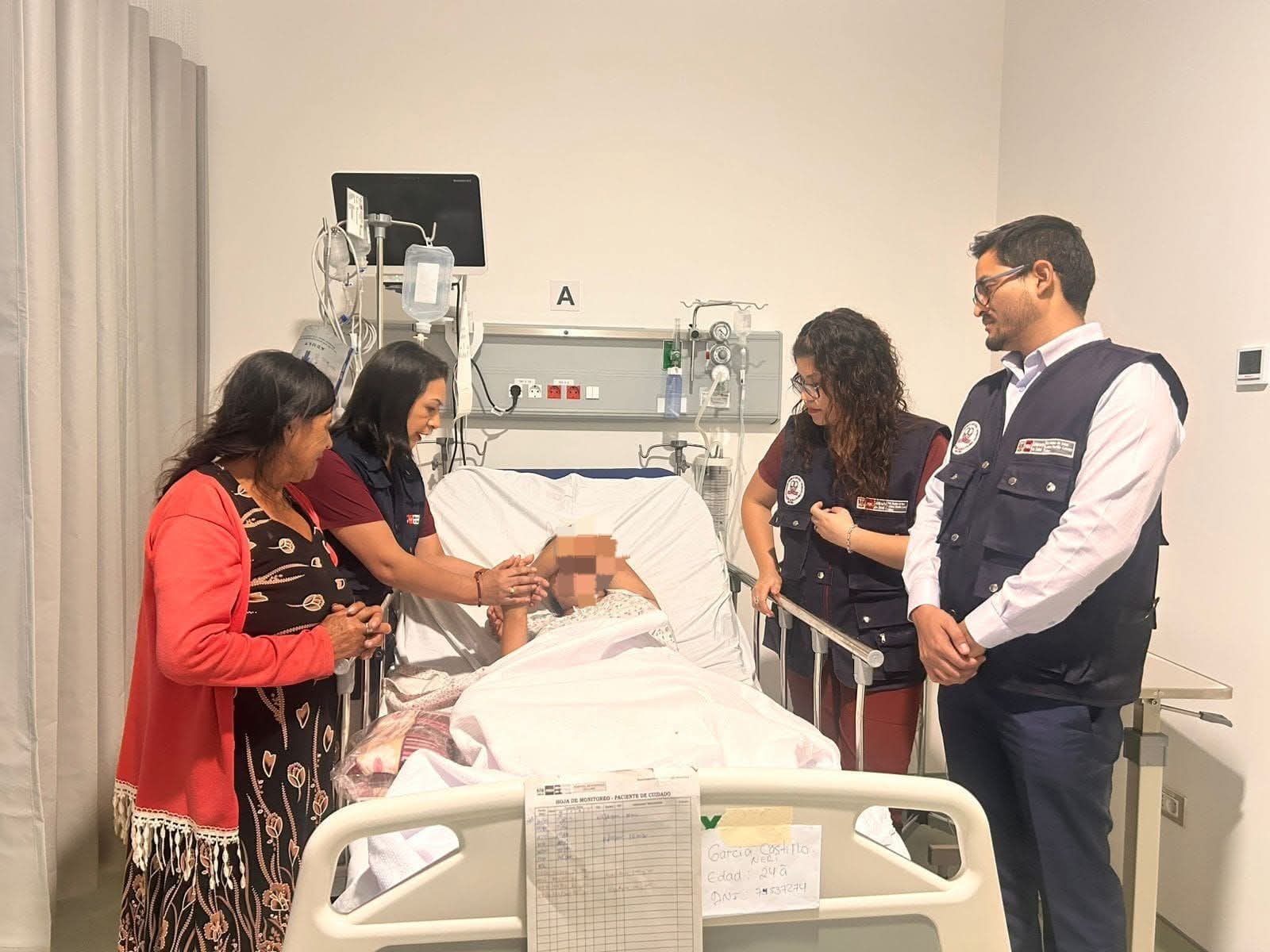 Gestante con complicaciones graves es evacuada con éxito