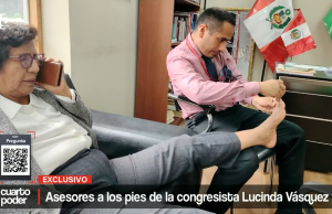 Congresista Lucinda Vásquez usó a sus asesores para tareas domésticas