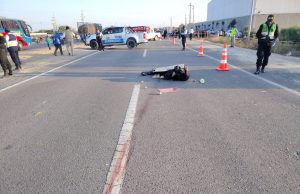 Dos fallecidos en la ruta Piura – Sullana deja fatal accidente de tránsito