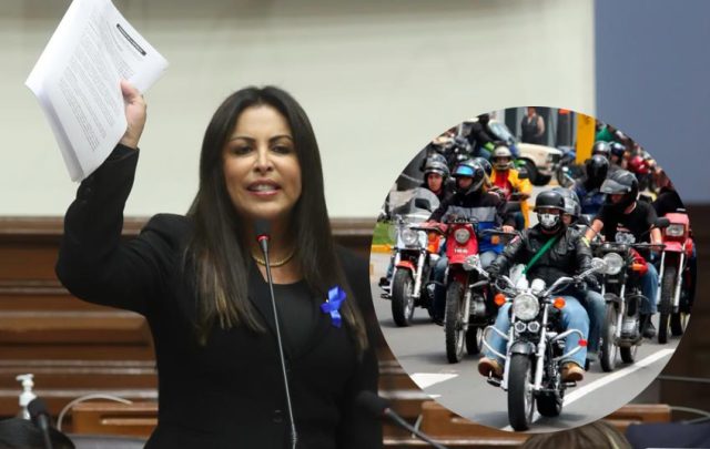 Patricia Chirinos pide se prohíban las motocicletas