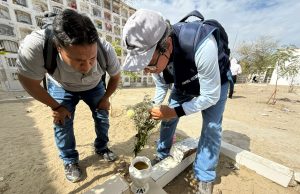 Piura: Encuentran floreros con agua y larvas en cementerios de Castilla