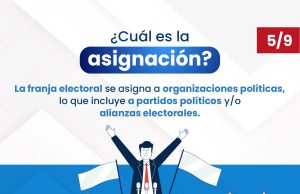 ONPE inicia este 15 de noviembre difusión de franja electoral
