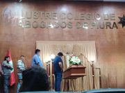 Colegio de Abogados de Piura vela restos de Percy Ipanaqué Navarro
