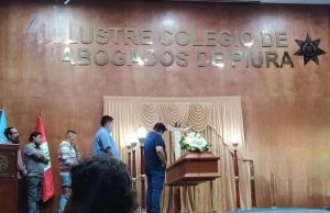 Colegio de Abogados de Piura vela restos de Percy Ipanaqué Navarro
