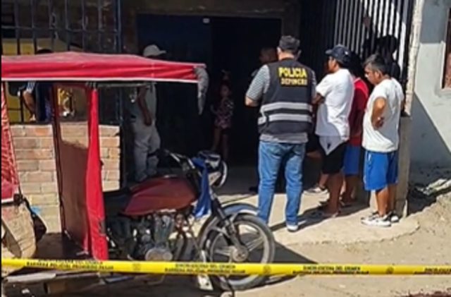 Asesinato mototaxista Sullana